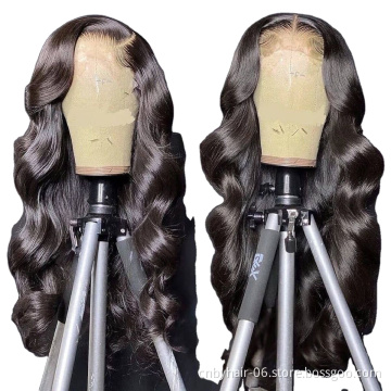 Fast shipping 28inch 40 inch Natural preplucked wigs human hair lace front brazilian curly human hair lace front wigs